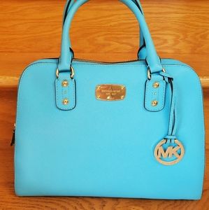 Michael Kors satchel - Light blue saffiano